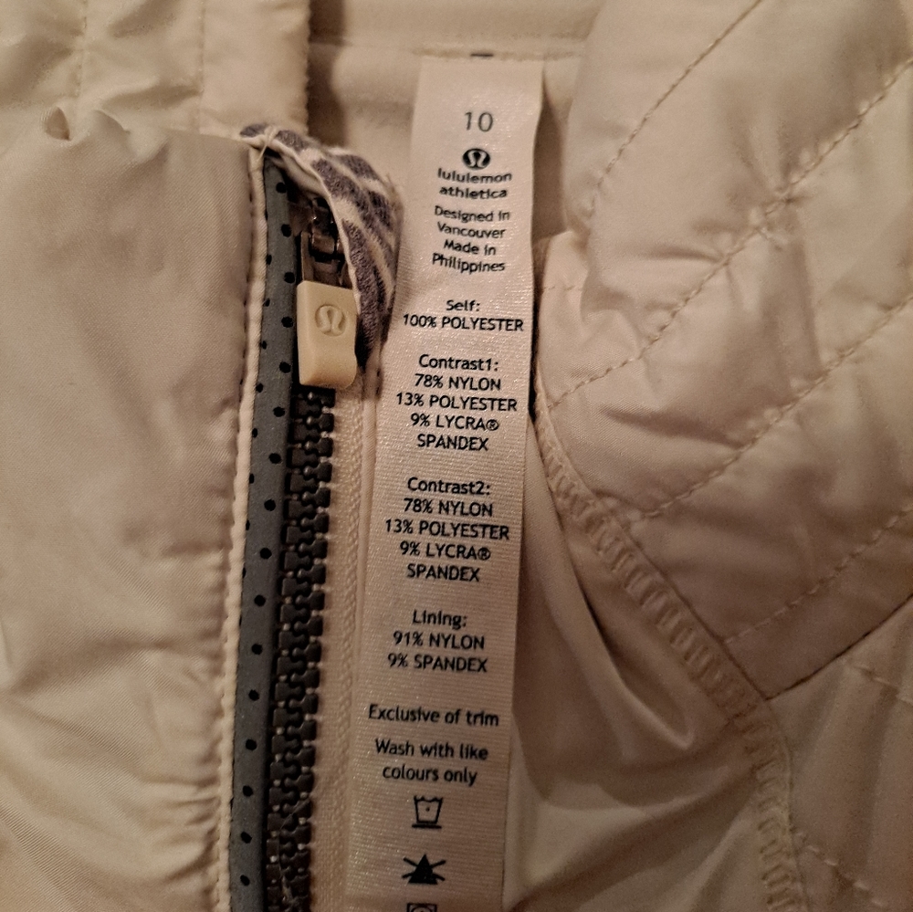 Lululemon Rebel Runner Vest - White & Grey